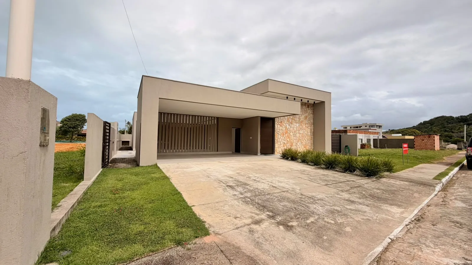 Fachada frontal da casa
