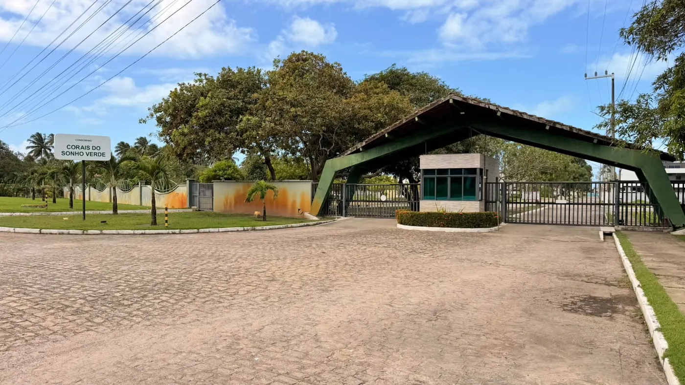 Portaria de entrada do condomínio